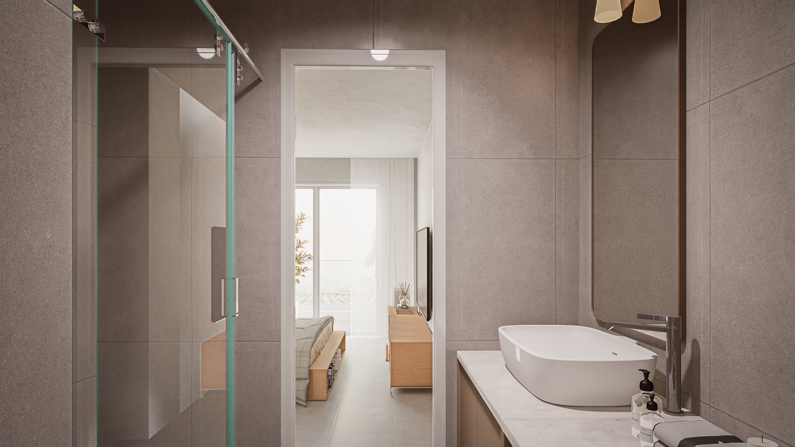 Sunlight-washroom